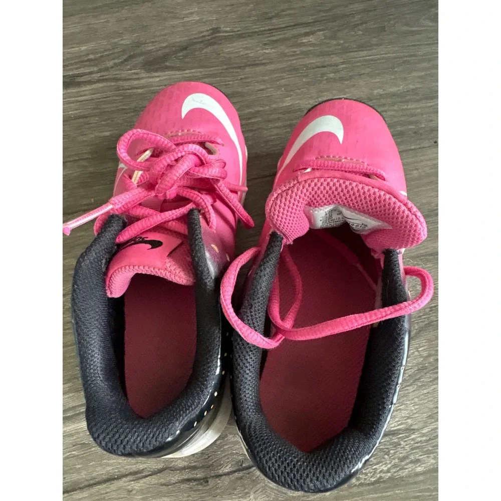 Nike Hyperdiamond 4 Keystone Pink Black Girls Softball Cleats CZ5919-610 13C
